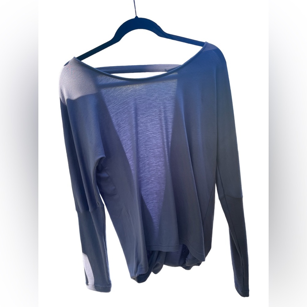Yoga Shirt by Onezie. Size Medium. Great condition. Color is Periwinkle.